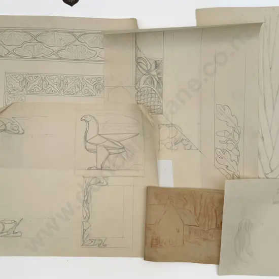 John Weeks (1888 - 1965) - 13 Assorted Sketchbook Studies
