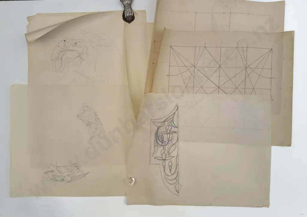 John Weeks (1888 - 1965) - 14 Assorted Sketchbook Studies Image 1++