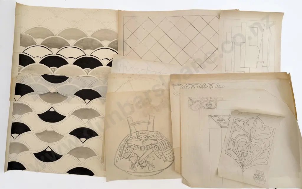 John Weeks (1888 - 1965) - 15 Assorted Sketchbook Studies Image 1++