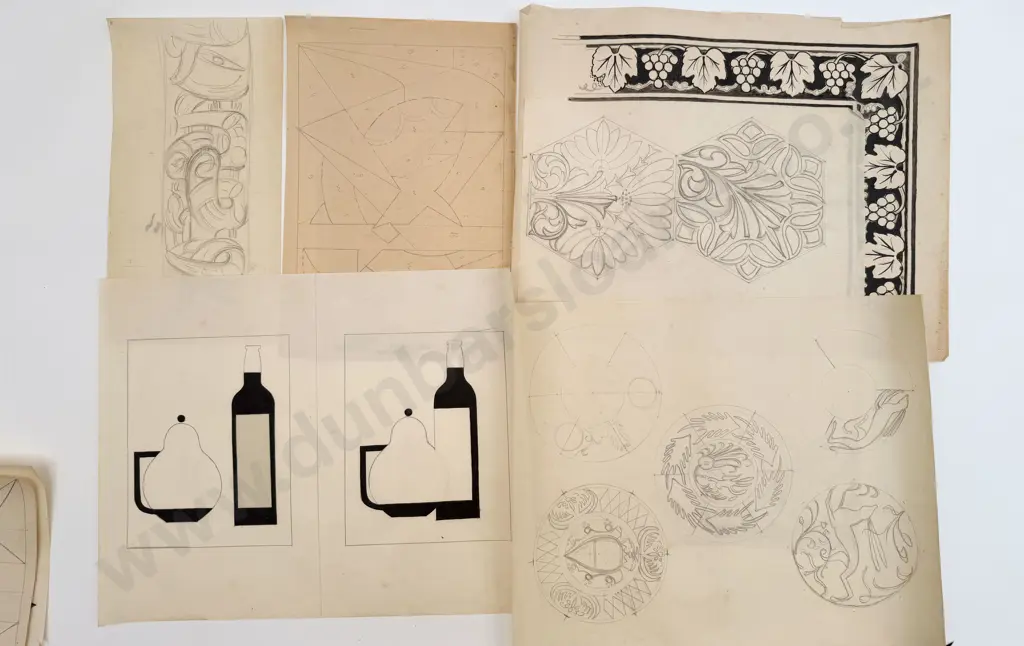 John Weeks (1888 - 1965) - 12 Assorted Sketchbook Studies Image 1++