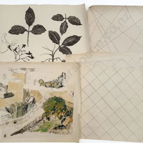 John Weeks (1888 - 1965) - 12 Assorted Sketchbook Studies