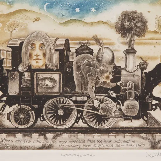 Gary Tricker (1938 - 2021) - Locohome (unframed)
