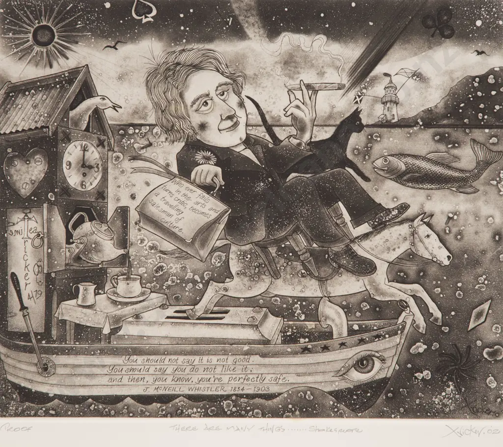 Gary Tricker (1938 - 2021) - There Are Many Things (unframed) Image 1++
