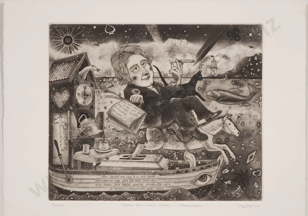 Gary Tricker (1938 - 2021) - There Are Many Things (unframed) Image 1++