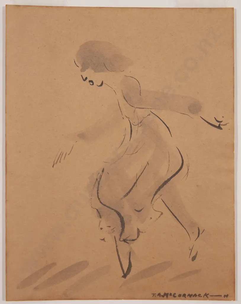 T A McCormack (1883 - 1973) - The Crossing (unframed) Image 1++