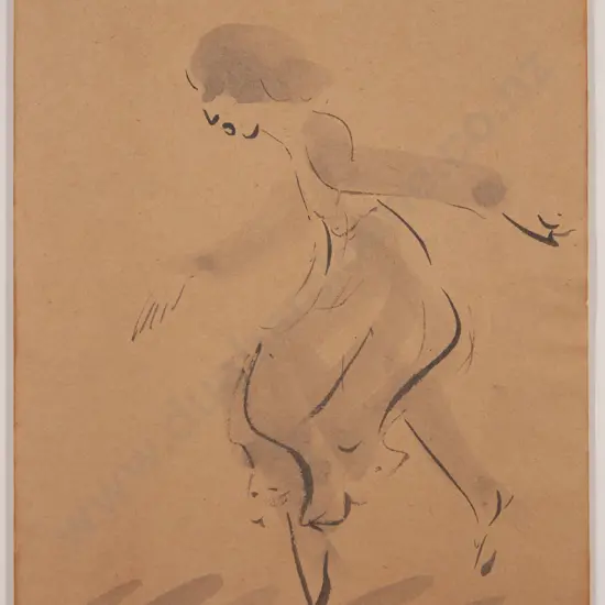 T A McCormack (1883 - 1973) - The Crossing (unframed)