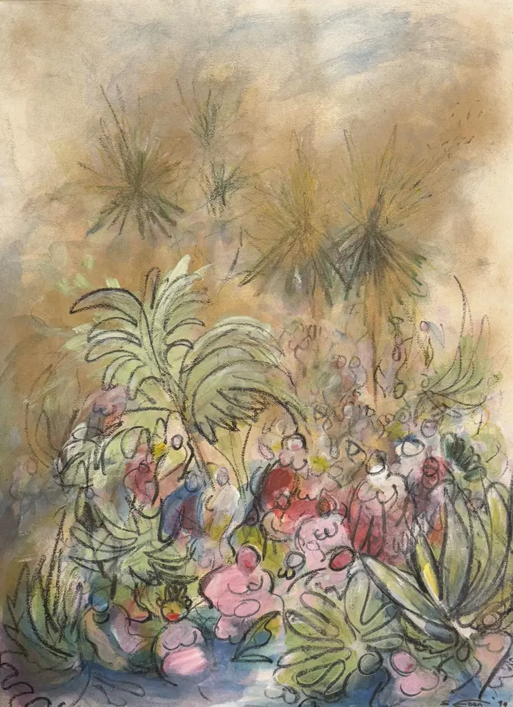 Sally Eden - Pleasure Garden (unframed) Image 1++