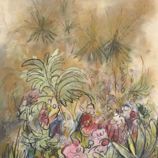 Sally Eden - Pleasure Garden (unframed)