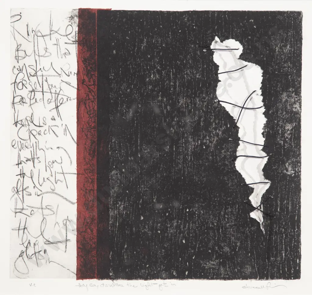 Susan Hurrell Fieldes - Two Mixed Media Etchings Image 1++