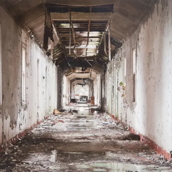 Unknown Photographer - Abandoned Building Interior