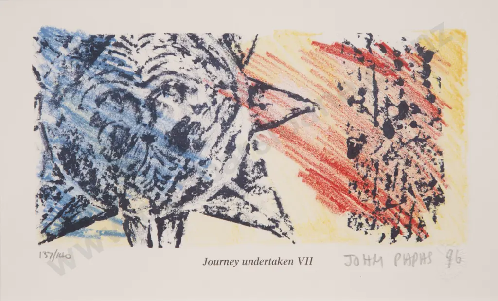 John Papas (b 1942) - Journey Undertaken VII Image 1++