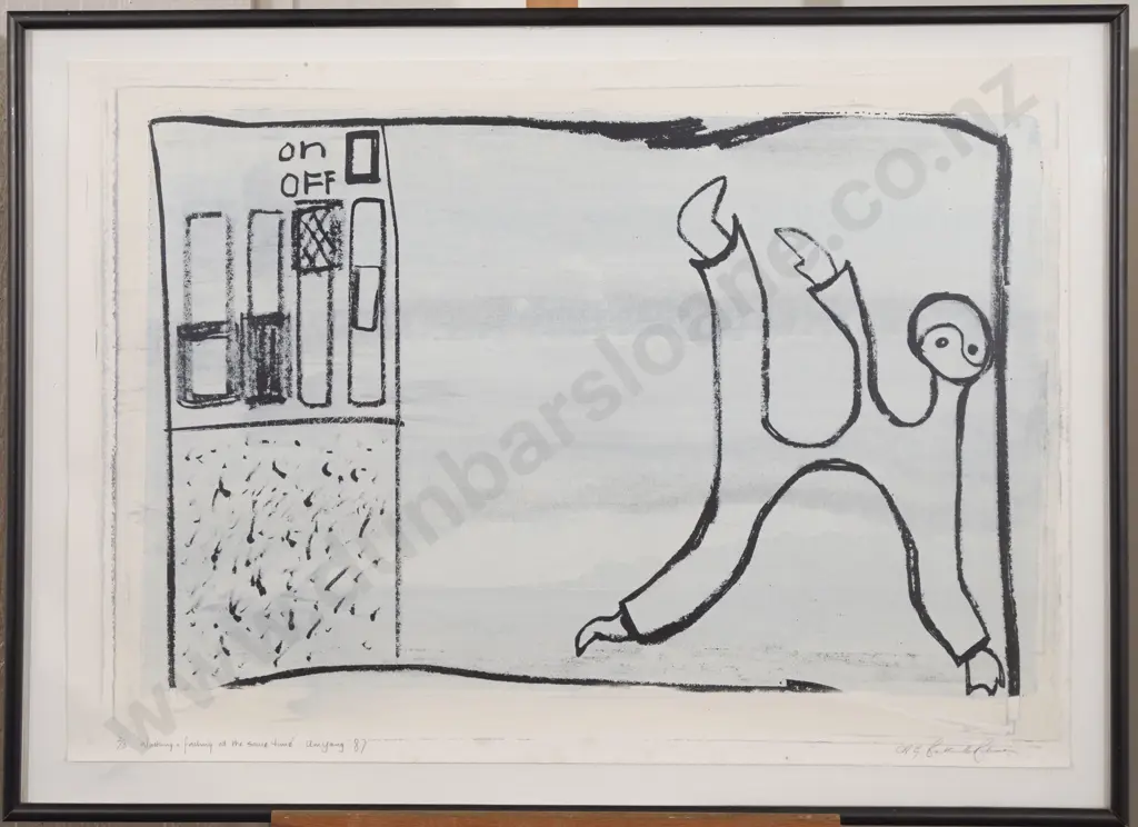 Unknown Artist - Walking & Falling At The Same Time '87 Image 1++