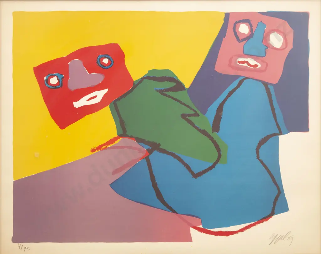 Karel Appel (Dutch 1921 - 2006) - Untitled Image 1++