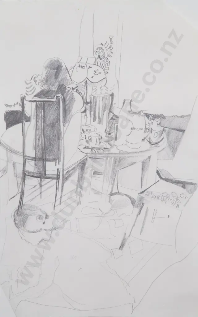 Joanna Margaret Paul (1945 - 2003) - Pencil Sketch Image 1++
