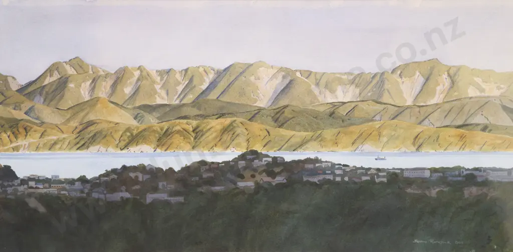 John Rundle (1933 - 2014) - Harbour Landscape Image 1++