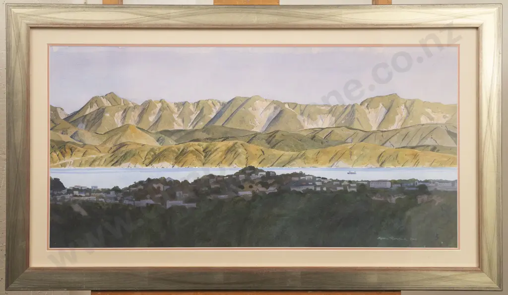 John Rundle (1933 - 2014) - Harbour Landscape Image 1++
