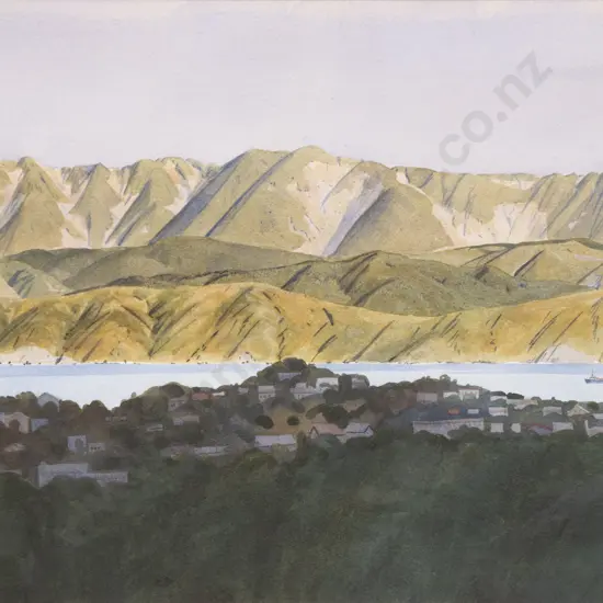John Rundle (1933 - 2014) - Harbour Landscape
