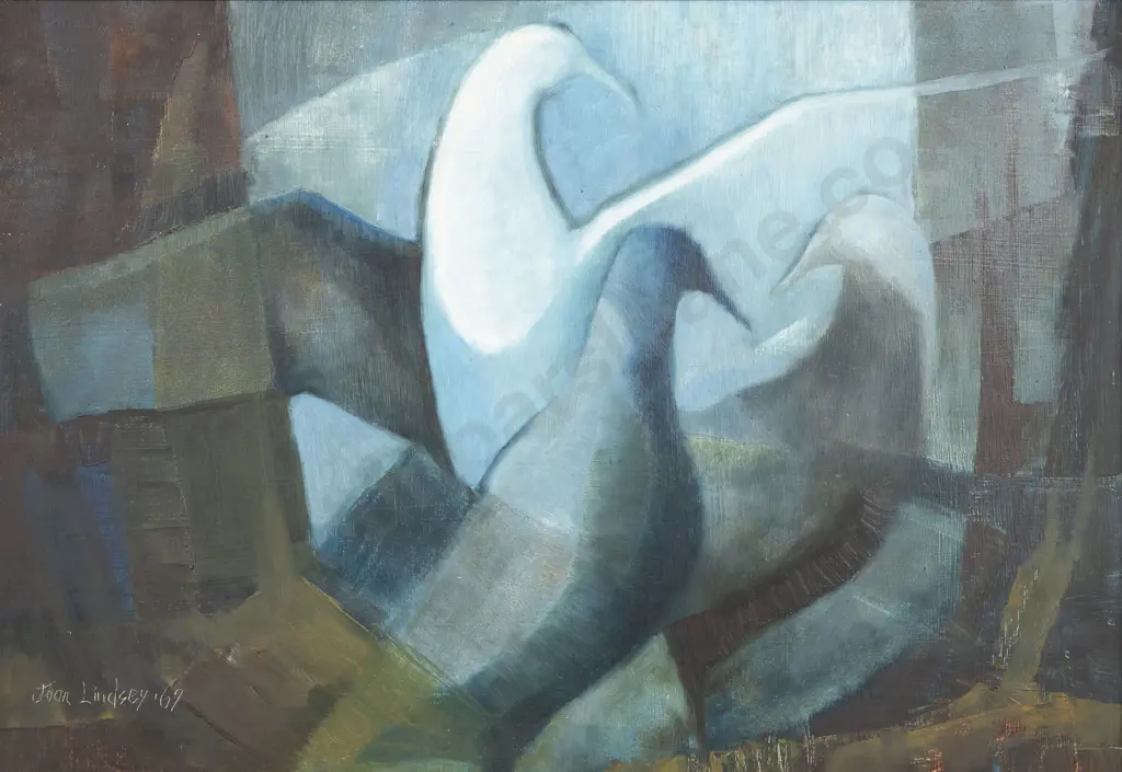 Joan Lindsey (b 1926) - Seabirds Image 1++