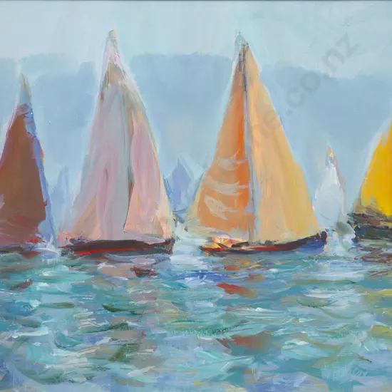 Jack Register (1936 - 2018) - Regata Day Foxton Estuary