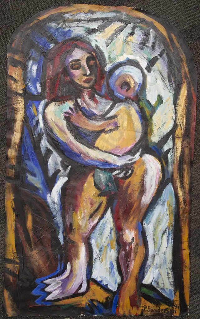 Pippa Sanderson (b 1962) - Untitled (unframed) Image 1++