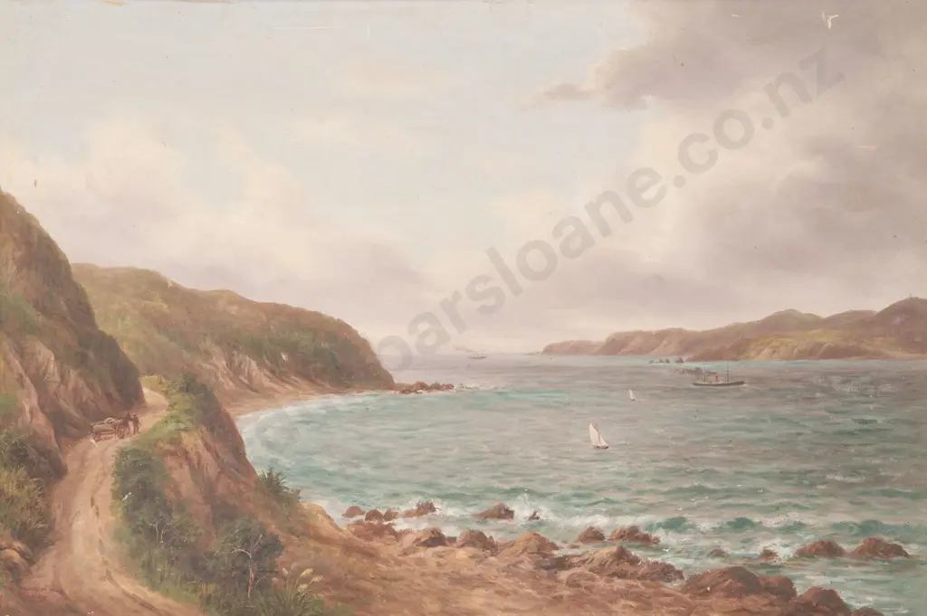 W G Baker - Near Wellington Heads (a/f) Image 1++