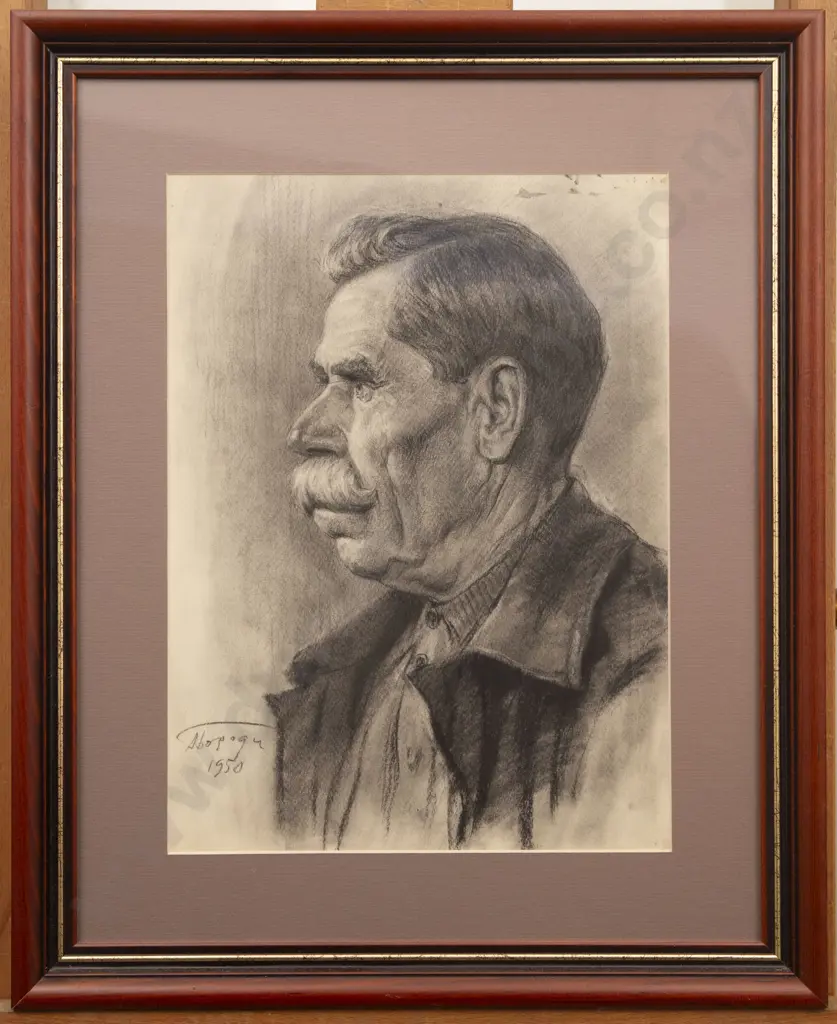 Aleksei Ivanovich Borodin (Russia 1915 - 2004) - Portrait Image 1++