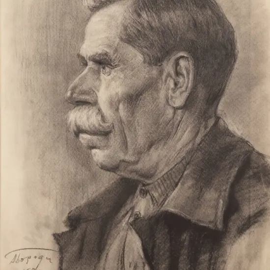 Aleksei Ivanovich Borodin (Russia 1915 - 2004) - Portrait