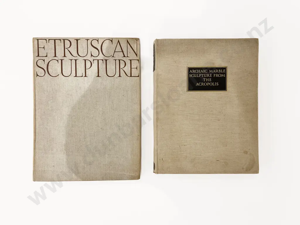 Archaic Marble Sculpture from The Acropolis & Etruscan Sculpture Image 1++
