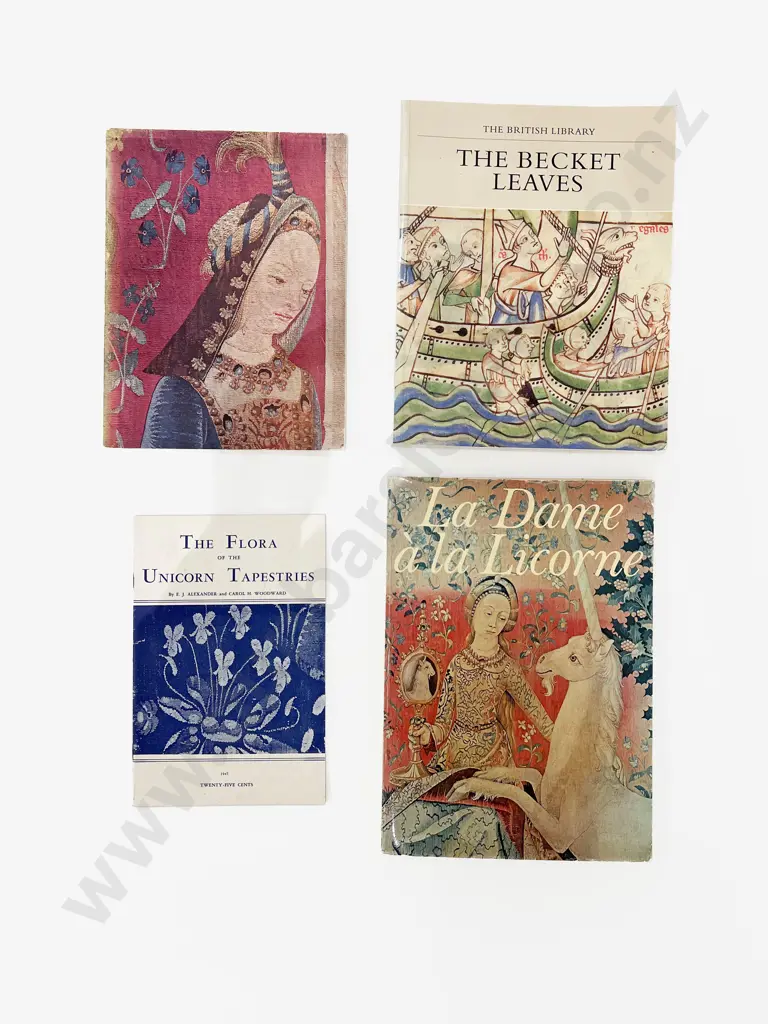 Four Volumes Relating to Medieval Tapestries Image 1++