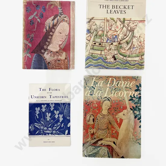 Four Volumes Relating to Medieval Tapestries