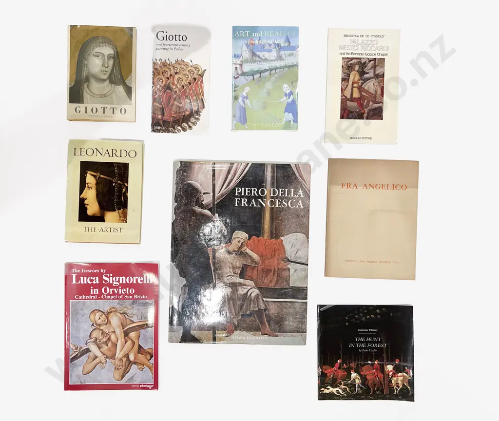 Nine Various Art Related Volumes Image 1++