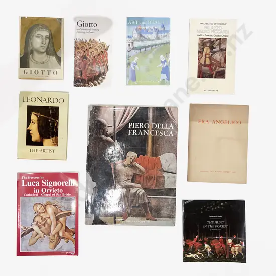 Nine Various Art Related Volumes