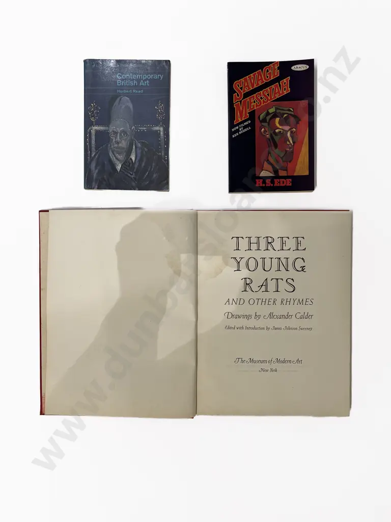 Three Young Rats and Other Rhymes - Drawings by Alexander Calder & Two Others Image 1++