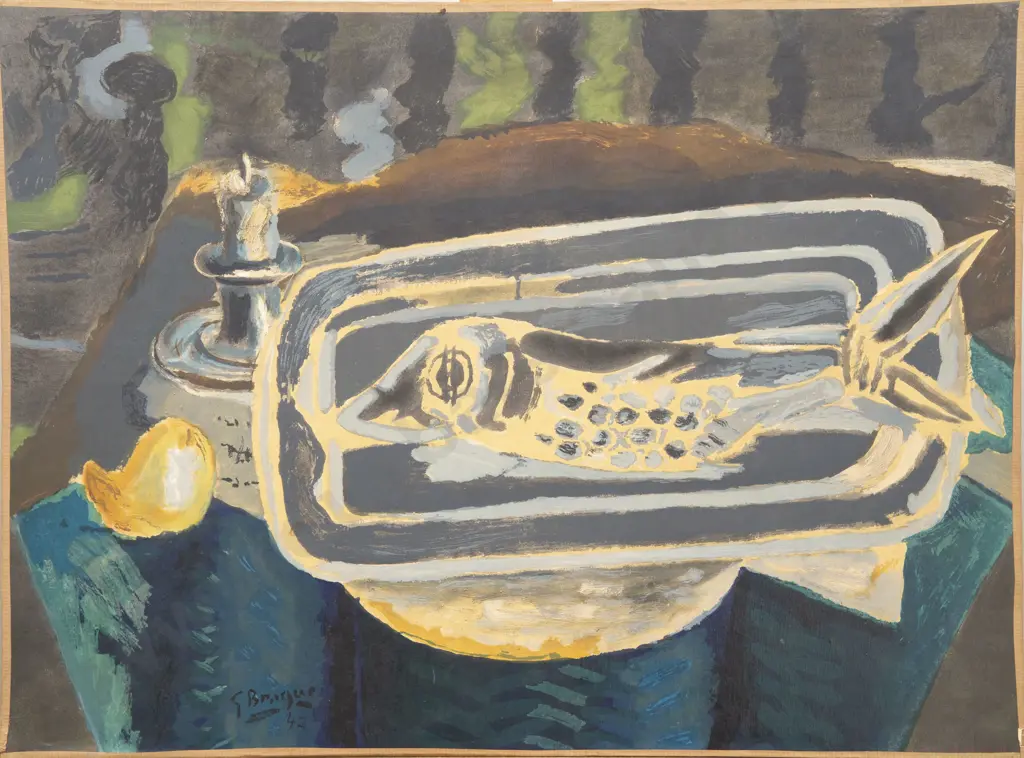 After Georges Braque (1882 - 1963) - Le Poisson Image 1++