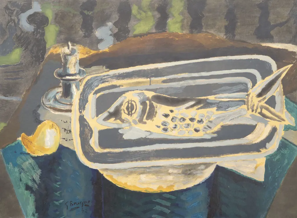 After Georges Braque (1882 - 1963) - Le Poisson Image 1++