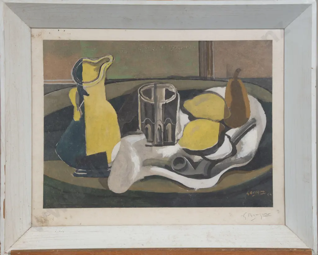 After Georges Braque (1882 - 1963) - Nature Morte Au Citrons Image 1++