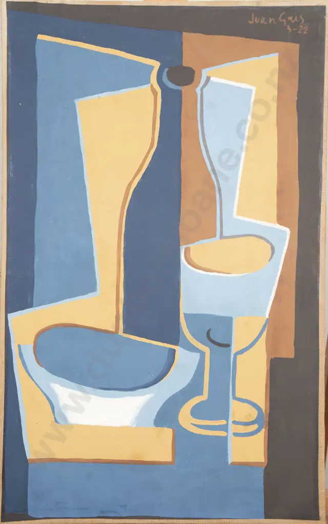 After Juan Gris (1887 - 1927) - La Bouteille Image 1++