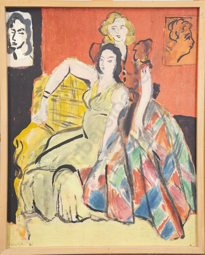 After Henri Matisse (1869 - 1954) - La Robe Ecossaise Image 1++