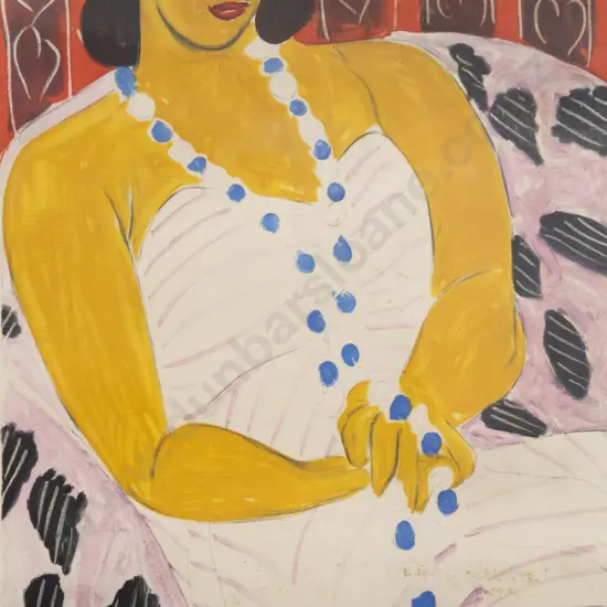 After Henri Matisse (1869 - 1954) - Dame A La Robe Blanche