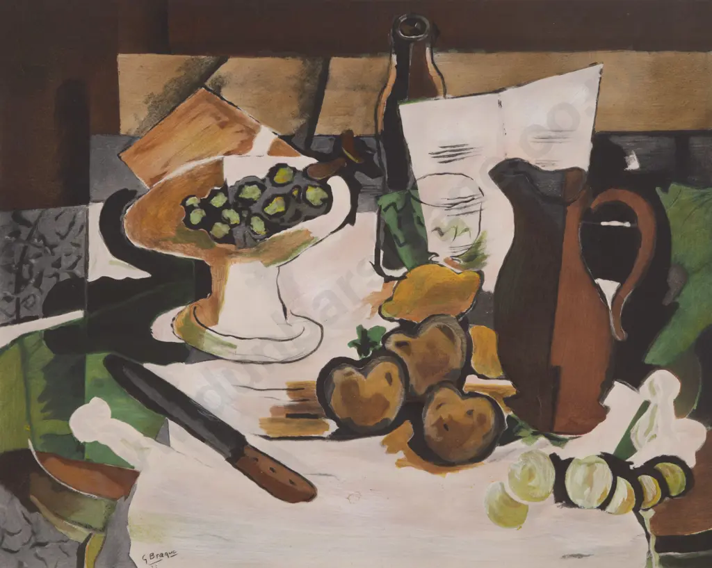 After Georges Braque (1882 - 1963) - Still life Image 1++