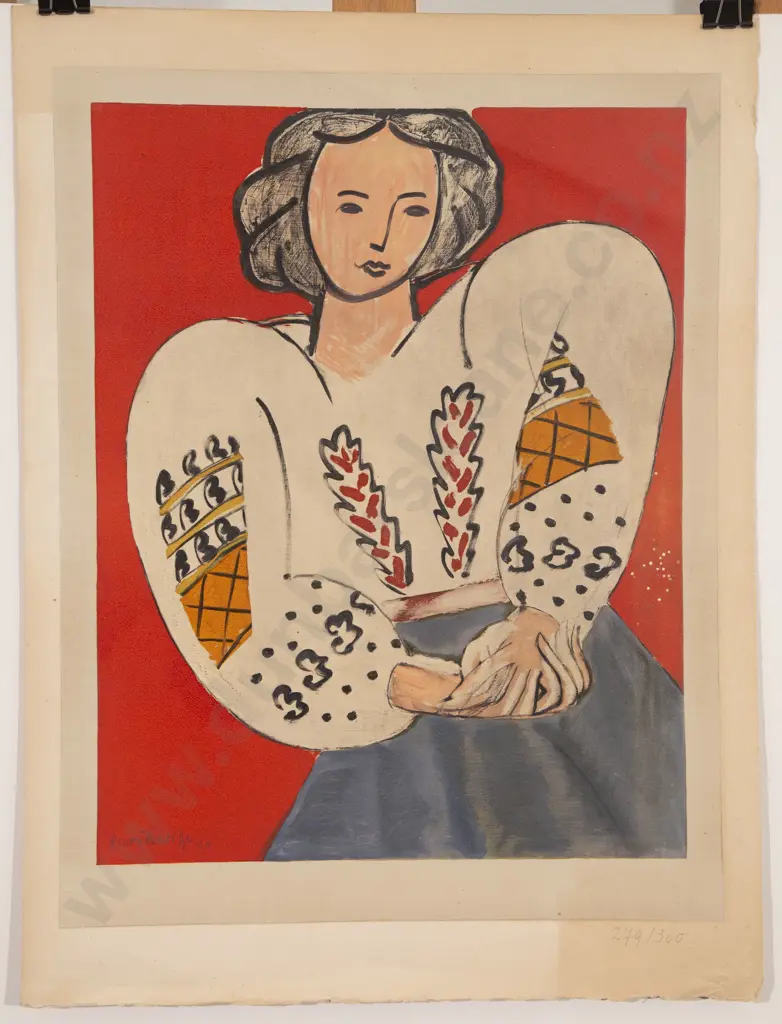 After Henri Matisse (1869 - 1954) - La Blouse Roumaine Image 1++