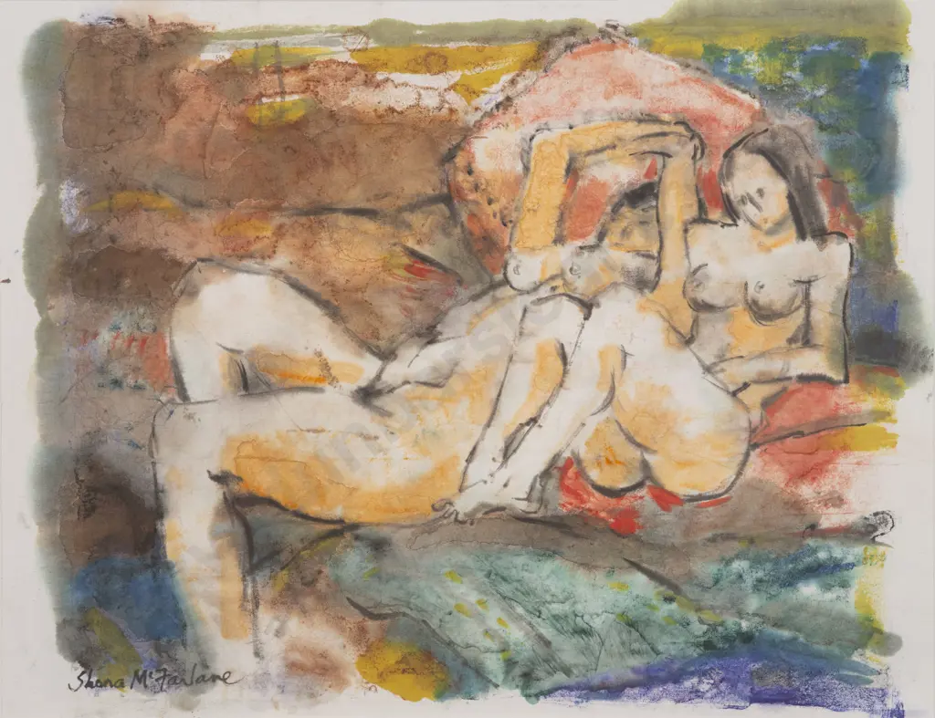 Shona McFarlane (1929 - 2001) - Two Muses Image 1++