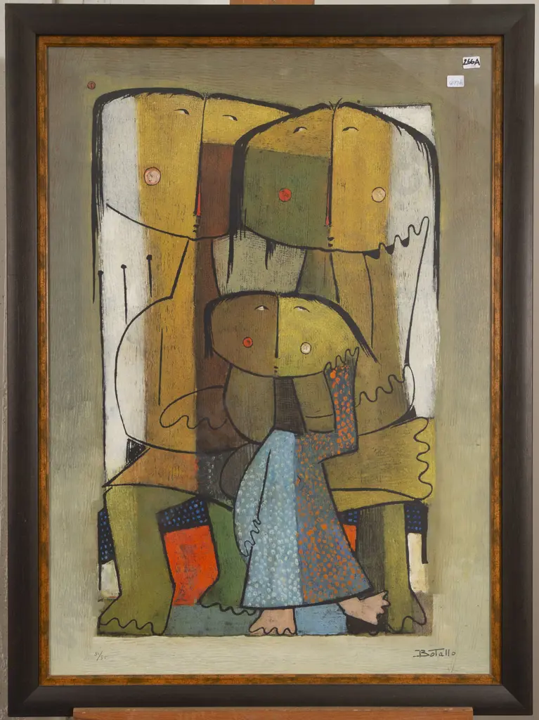 Angel Botello (Spanish/Puerto Rican 1913 -  86) - Untitled Image 1++