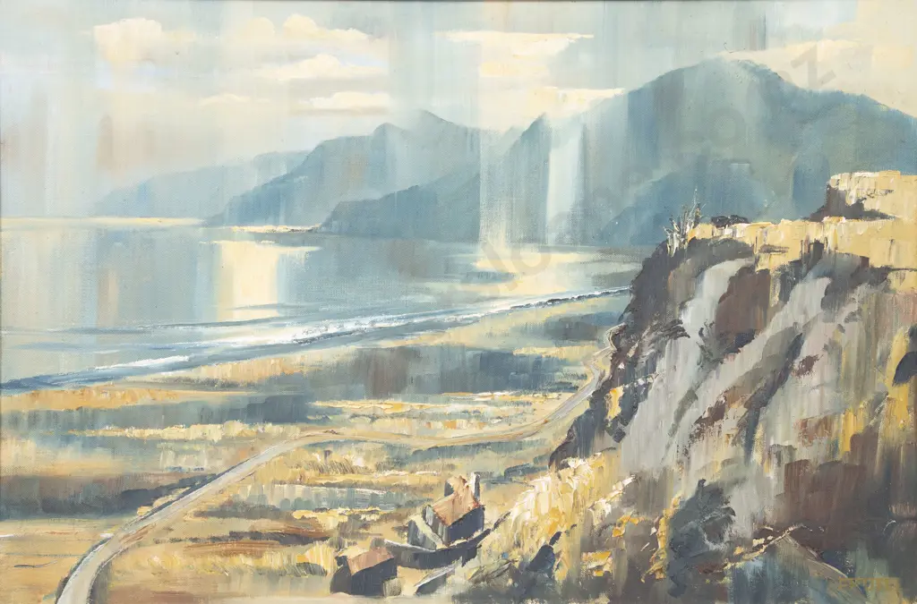 Frank Dell - Evening Light Palliser Bay Image 1++