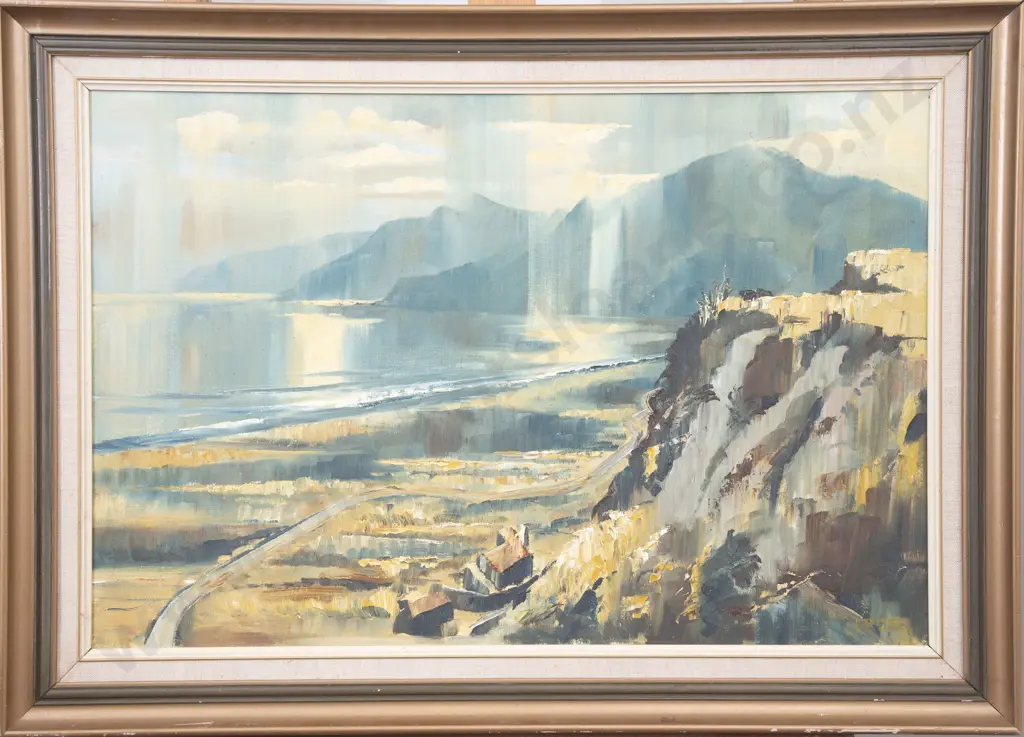 Frank Dell - Evening Light Palliser Bay Image 1++