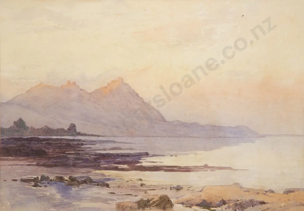 Frank Wright (1860 - 1923) - Early Evening Scene Image 1++