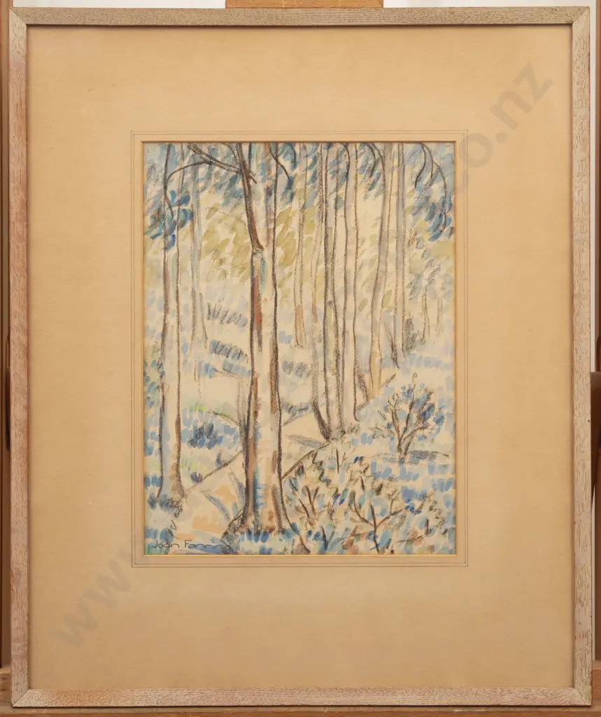 Joan Fanning (1912 - 2000) - Forest Scene Image 1++