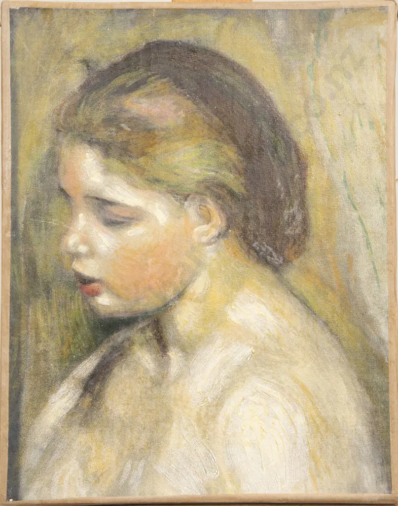 After Auguste Renoir - Jeune Fille En Buste Image 1++