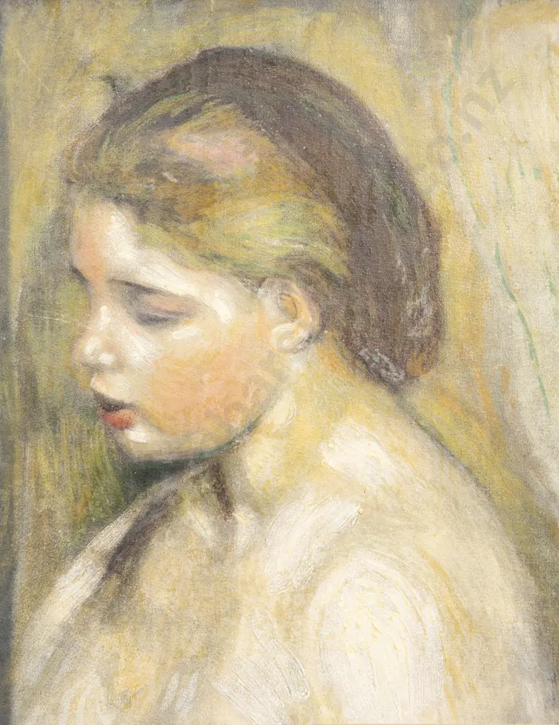 After Auguste Renoir - Jeune Fille En Buste Image 1++
