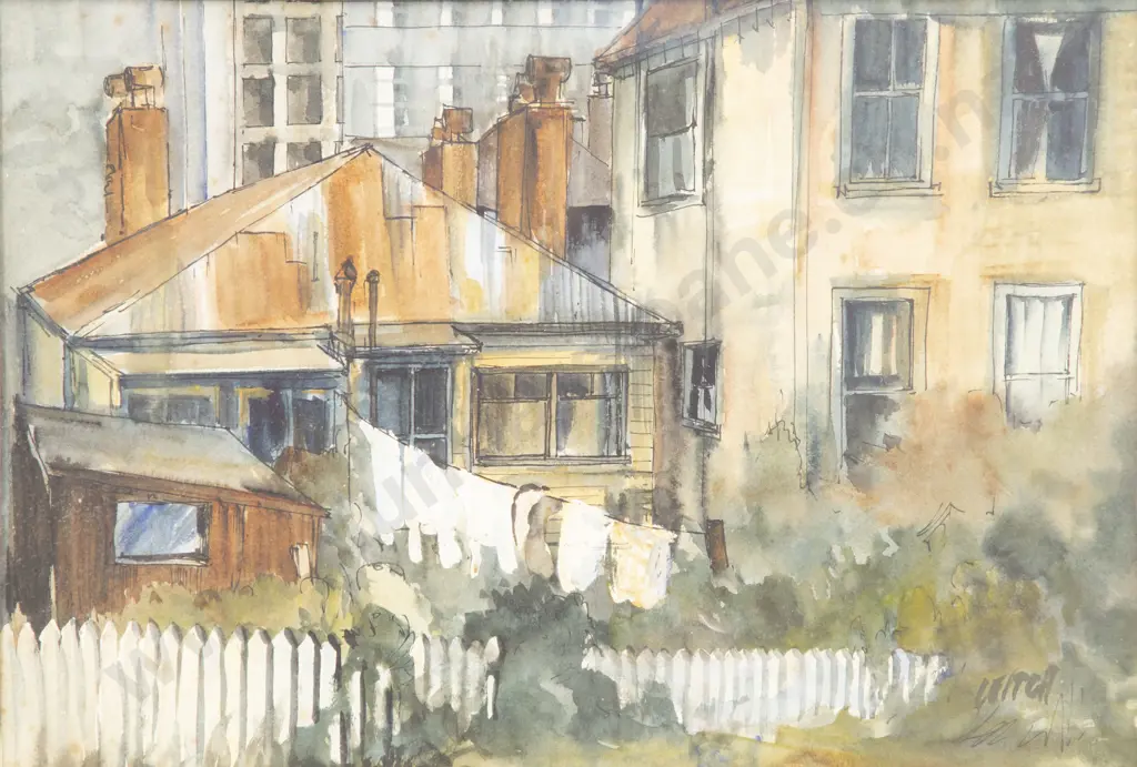 Peter G Leitch - Backyards and Washing the Terrace Image 1++